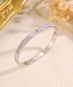 41135 - Pulsera acero plateada