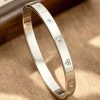 41153-1 Pulsera acero plateada corazon con cristal interno