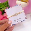 20252 - Pulsera armada triple corazon