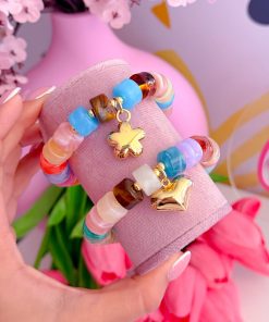 21178 - Pulsera piedras con dije