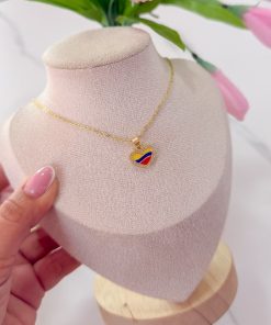 20314 - Collar armado Corazon venezuela